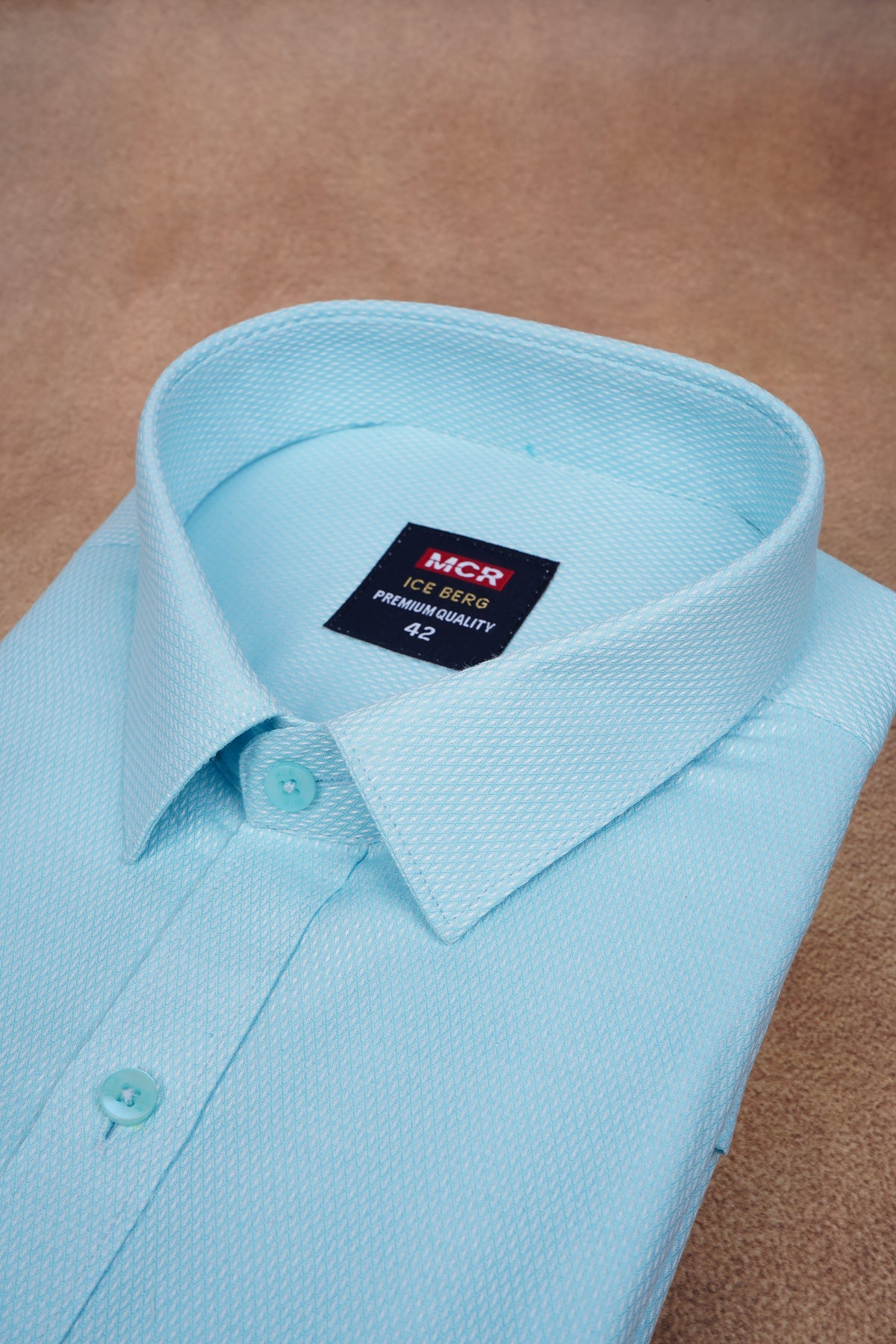 MCR Men Formal Colour Shirt - Light Blue  92053 ICE BERG