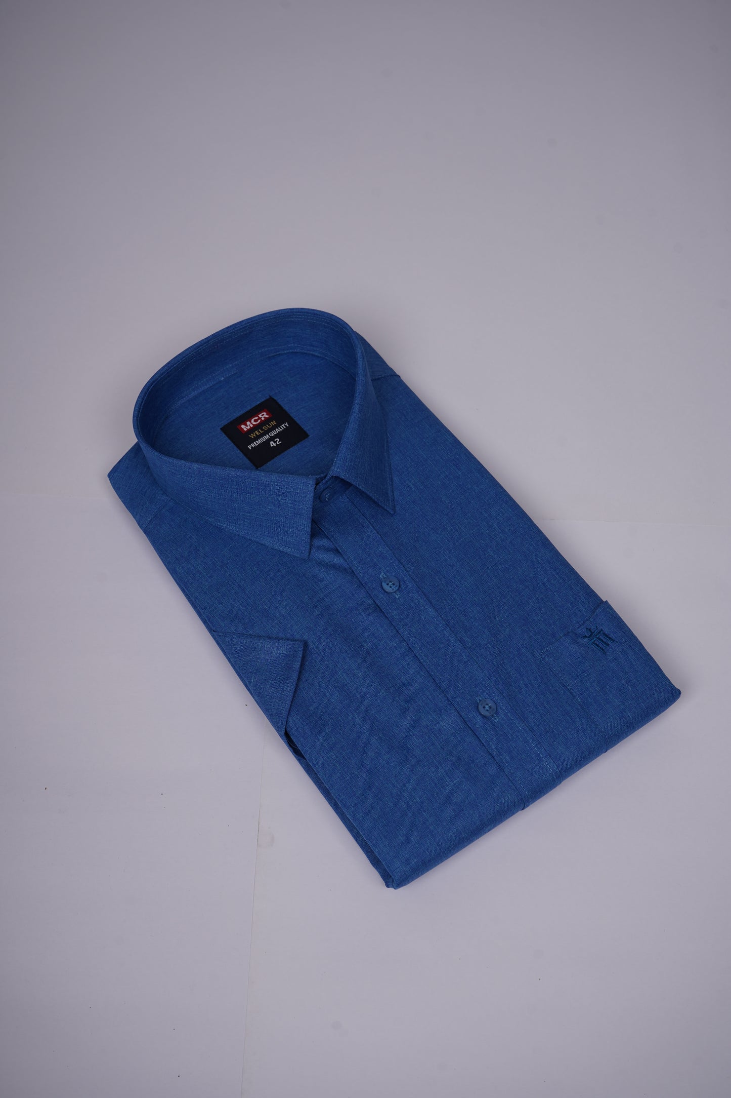 MCR WELSUN 61505 Half Sleeve Formal Color Shirt For Men