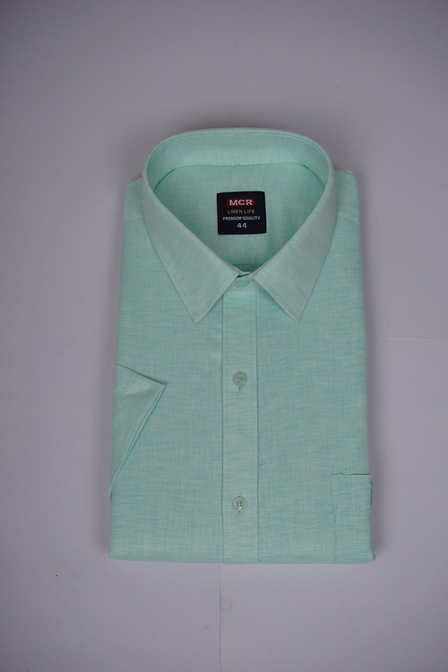 MCR LINEN LIFE 93106 Half Sleeve Formal Color Shirt For Men