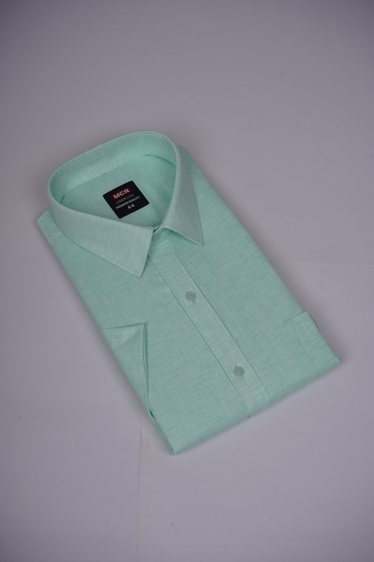 MCR LINEN LIFE 93106 Half Sleeve Formal Color Shirt For Men