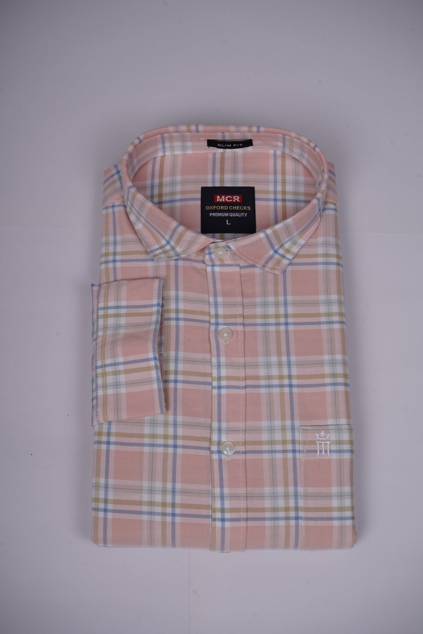 MCR OXFORD 89009 Full Sleeve Formal Color Shirt For Men