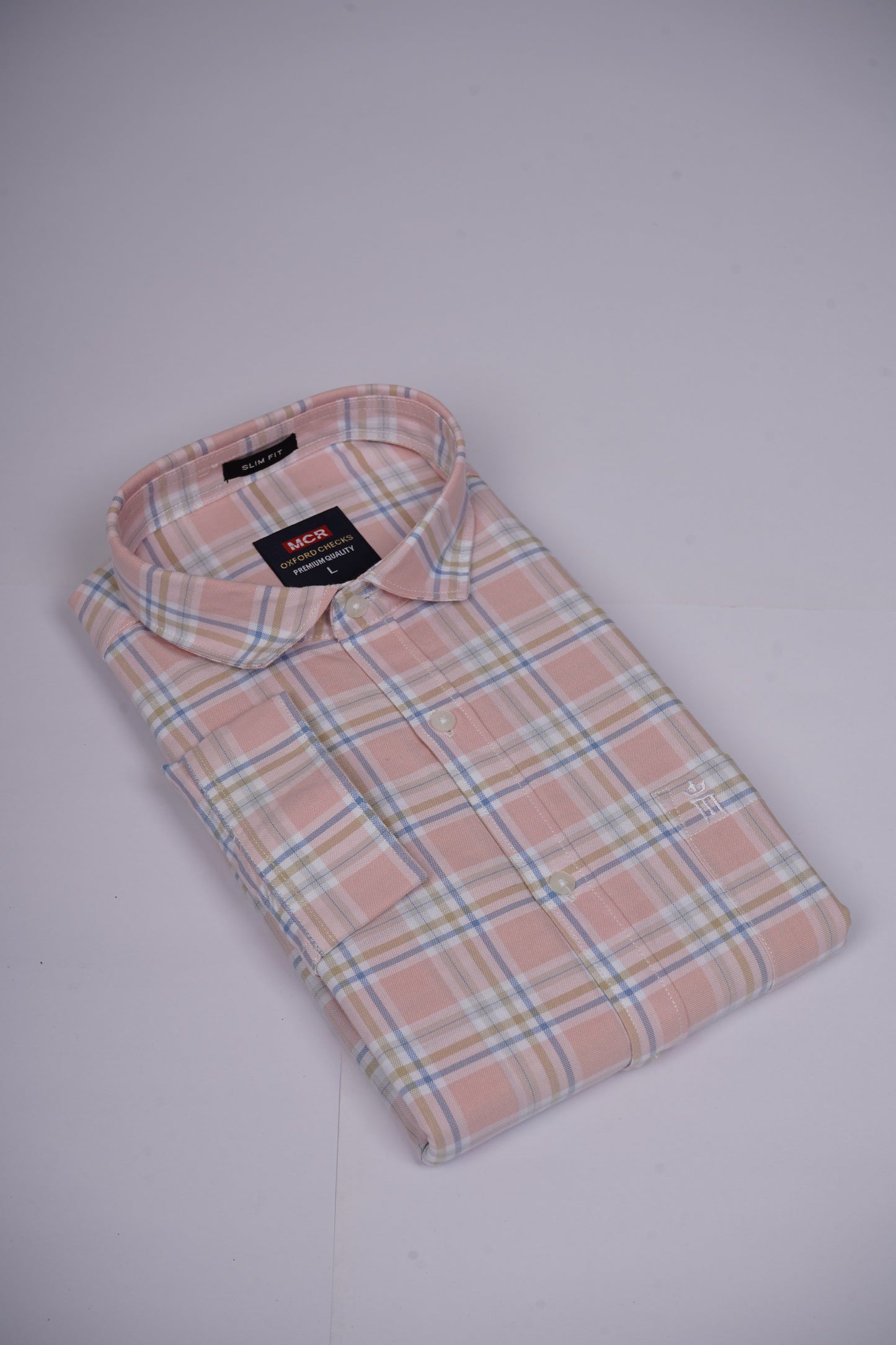 MCR OXFORD 89009 Full Sleeve Formal Color Shirt For Men