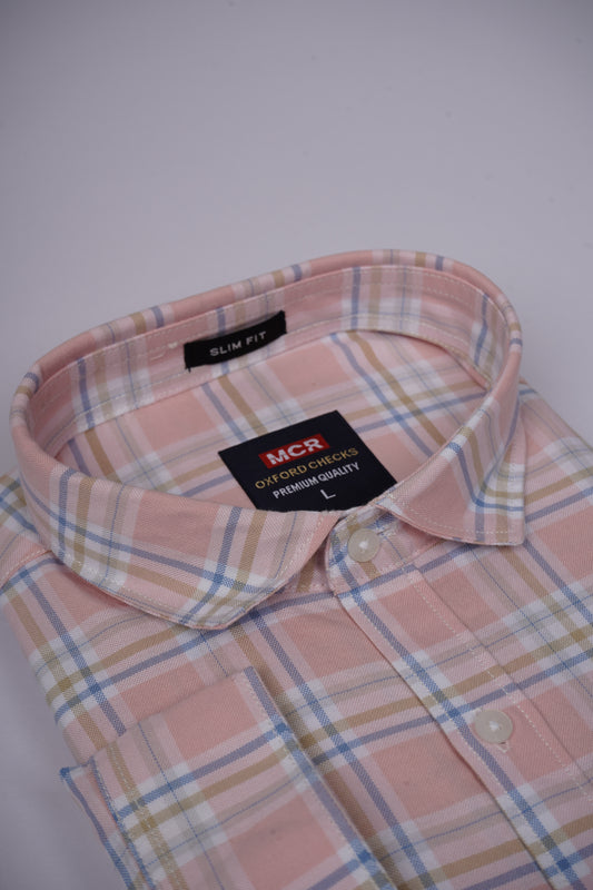 MCR OXFORD 89009 Full Sleeve Formal Color Shirt For Men
