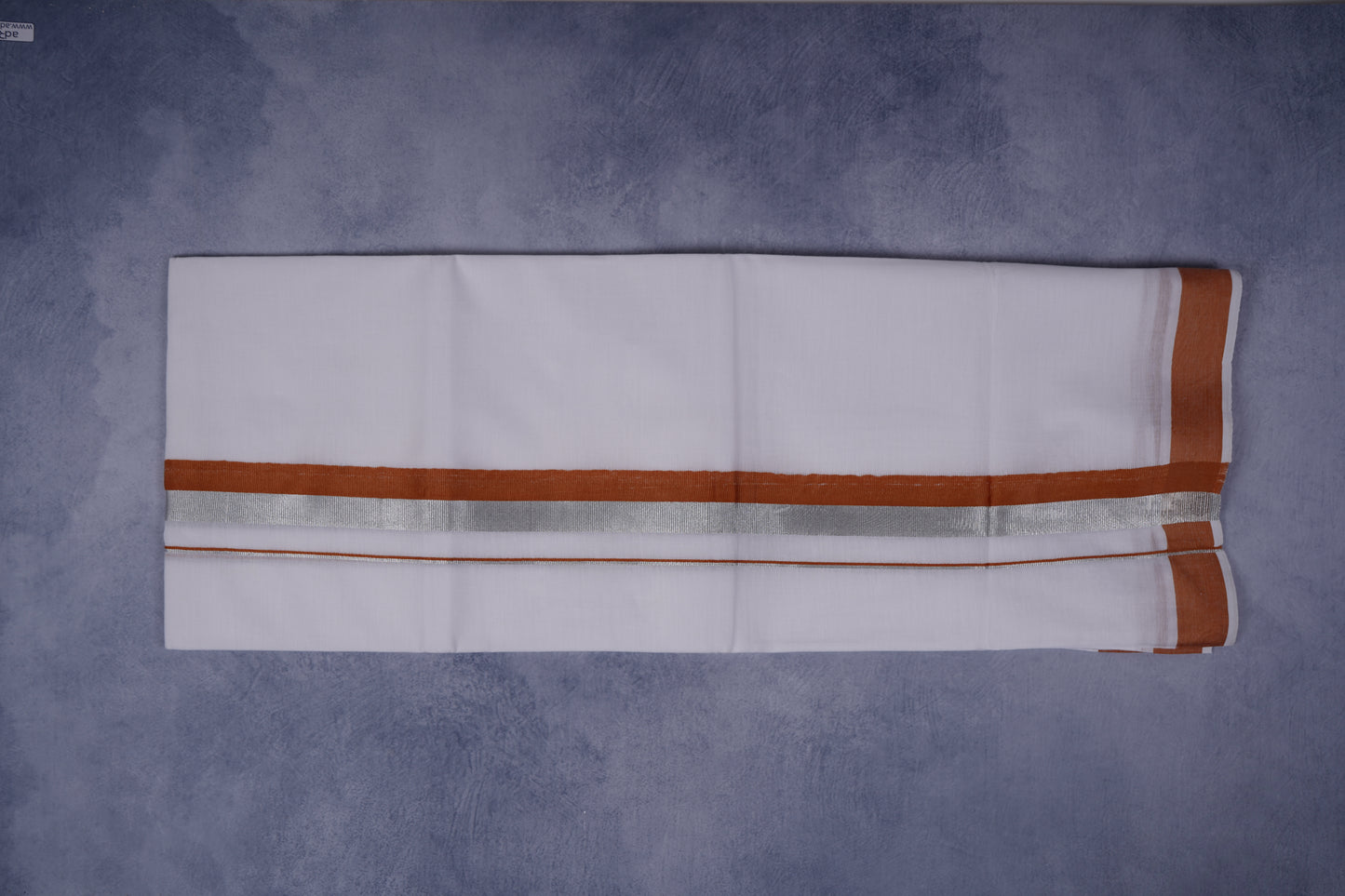 FEATHER FINISH COTTON 1212 W/D DHOTHIE 3.80 MTR-LIGHT MAROON