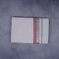 FEATHER FINISH COTTON 1212 W/D DHOTHIE 3.80 MTR-PINKSILVER