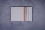 FEATHER FINISH COTTON 1212 W/D DHOTHIE 3.80 MTR-ORANGE