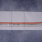 FEATHER FINISH COTTON 1212 W/D DHOTHIE 3.80 MTR-ORANGE