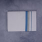 FEATHER FINISH COTTON 1212 W/D DHOTHIE 3.80 MTR-BLUE