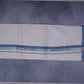 FEATHER FINISH COTTON 1212 W/D DHOTHIE 3.80 MTR-BLUE