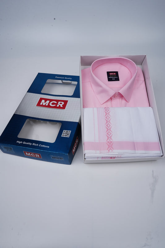 Boston Fancy Single Set H/S - (Assorted Pattern) - 21550 Light Rose