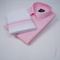 Boston Fancy Single Set H/S - (Assorted Pattern) - 21550 Light Rose
