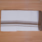 FEATHER FINISH COTTON 4014 W/D DHOTHIE 3.80 MTR -BROWN