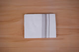 FEATHER FINISH COTTON 4014 W/D DHOTHIE 3.80 MTR -LIGHT GRAY