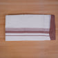 FEATHER FINISH COTTON 4014 W/D DHOTHIE 3.80 MTR -DARK PINK