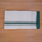 FEATHER FINISH COTTON 4014 W/D DHOTHIE 3.80 MTR -GREEN