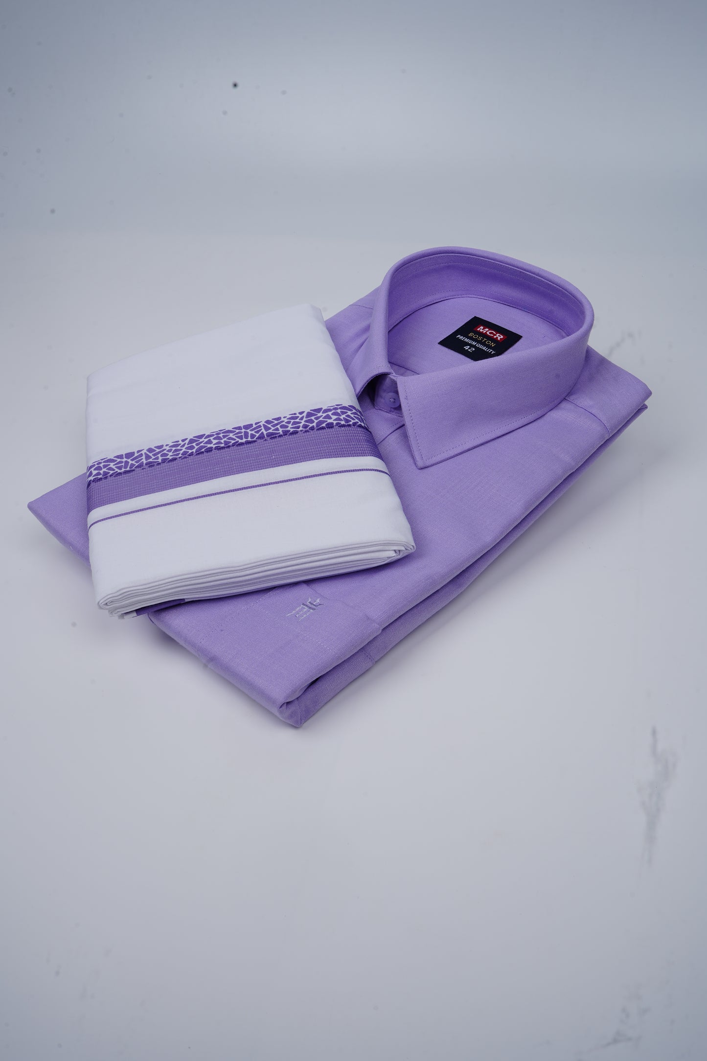 Boston Fancy Single Set H/S - (Assorted Pattern) - 55 Lavender