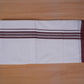 FEATHER FINISH COTTON 4012 W/D DHOTHIE 3.80 MTR - MAROON
