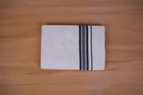 FEATHER FINISH COTTON 4012 W/D DHOTHIE 3.80 MTR - NAVY BLUE