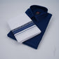 Boston Fancy Single Set F/S - (Assorted Pattern) - 21518 Navy Blue
