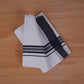 FEATHER FINISH COTTON 4012 W/D DHOTHIE 3.80 MTR - NAVY BLUE