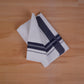 FEATHER FINISH COTTON 4011 W/D DHOTHIE 3.80 MTR-NAVY BLUE