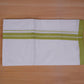FEATHER FINISH COTTON 4011 W/D DHOTHIE 3.80 MTR-GREEN