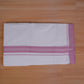 FEATHER FINISH COTTON 4011 W/D DHOTHIE 3.80 MTR-PINK