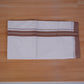FEATHER FINISH COTTON 4011 W/D DHOTHIE 3.80 MTR-BROWN