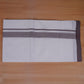 FEATHER FINISH COTTON 4013 W/D DHOTHIE 3.80 MTR-LIGHT GRAY