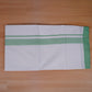 FEATHER FINISH COTTON 4013 W/D DHOTHIE 3.80 MTR-LIGHT GREEN
