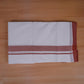 FEATHER FINISH COTTON 4013 W/D DHOTHIE 3.80 MTR-DARK PINK