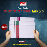 Fancy Border 3 pcs Combo W/D Dhoti 3.80 mtr