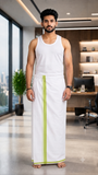 Easy Fit Fancy W/S Dhoti - Light Green