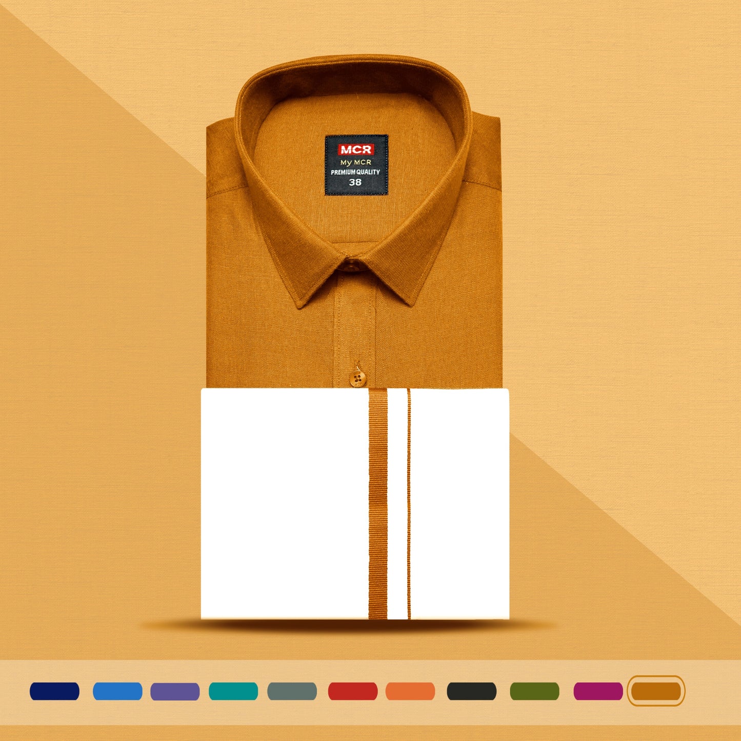 MCR MATCHING SINGLE DHOTI SET HALF SLEEVE