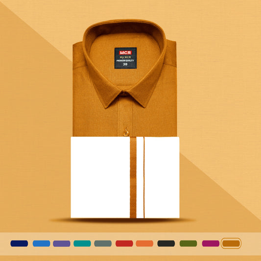 MCR MATCHING SINGLE DHOTI SET HALF SLEEVE