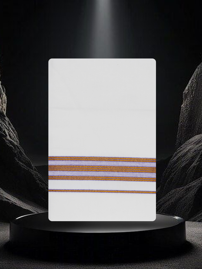 COTTON KARAI WHITE SINGLE FCS-26 DHOTHE 2.00 MTR