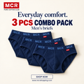 Gem Compact Brief OE - (Pack of 3 ) (Assorted Color)