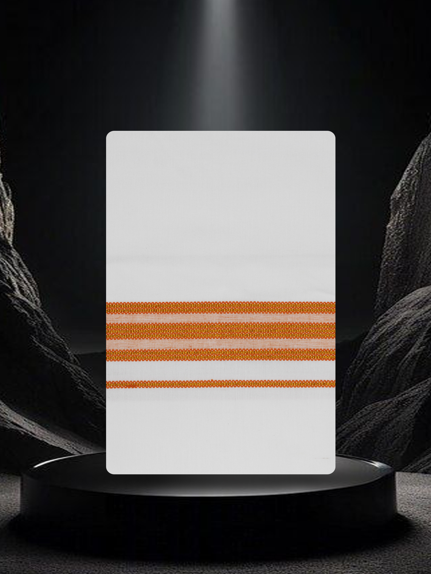 COTTON KARAI WHITE SINGLE FCS-26 DHOTHE 2.00 MTR