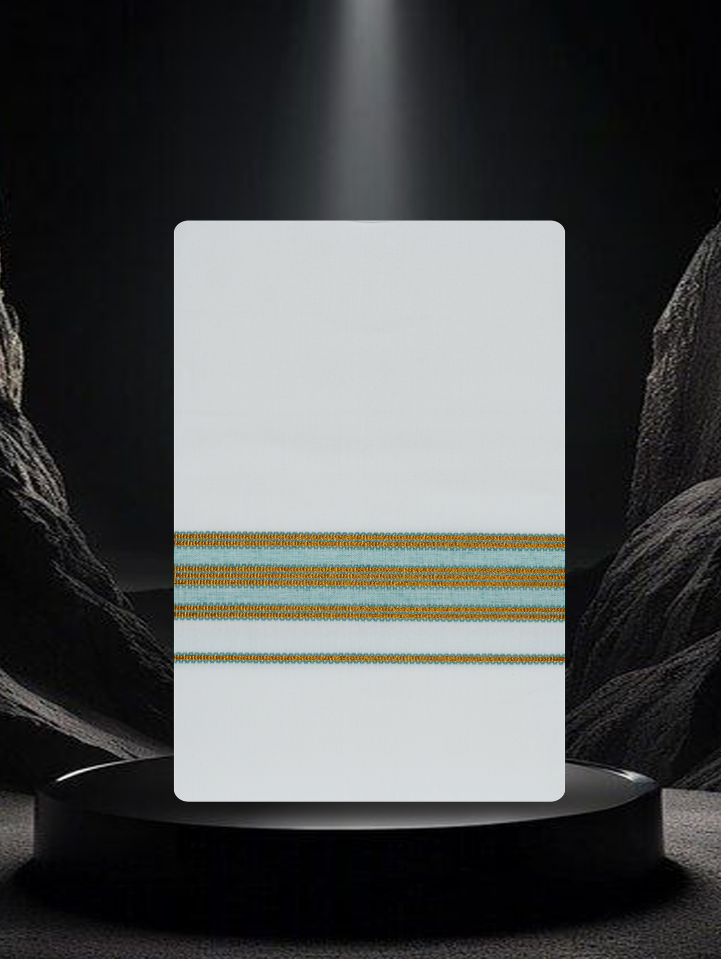 COTTON KARAI WHITE SINGLE FCS-26 DHOTHE 2.00 MTR