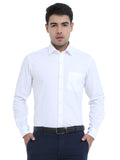 MCR President Full Sleeve Formal White Shirt For Men