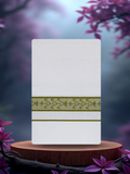 FANCY BORDER WHITE SINGLE FS-02 DHOTHIE 2.00 MTR