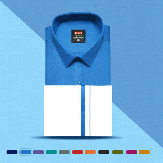 MCR MATCHING SINGLE DHOTI SET HALF SLEEVE