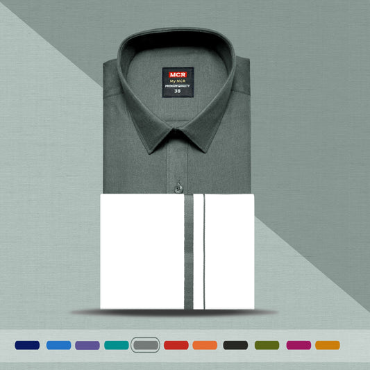 MCR MATCHING SINGLE DHOTI SET HALF SLEEVE