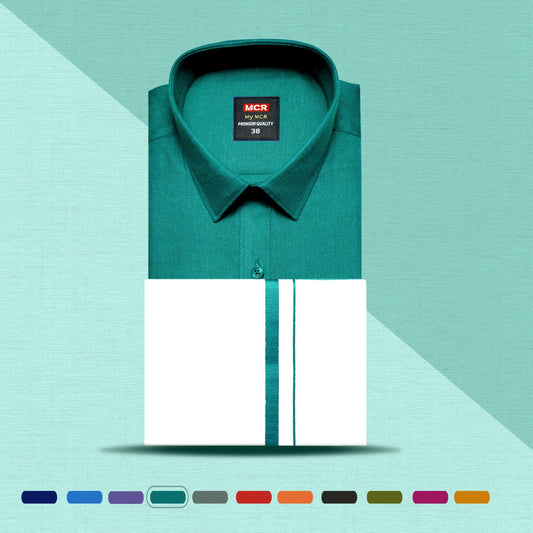 MCR MATCHING SINGLE DHOTI SET HALF SLEEVE