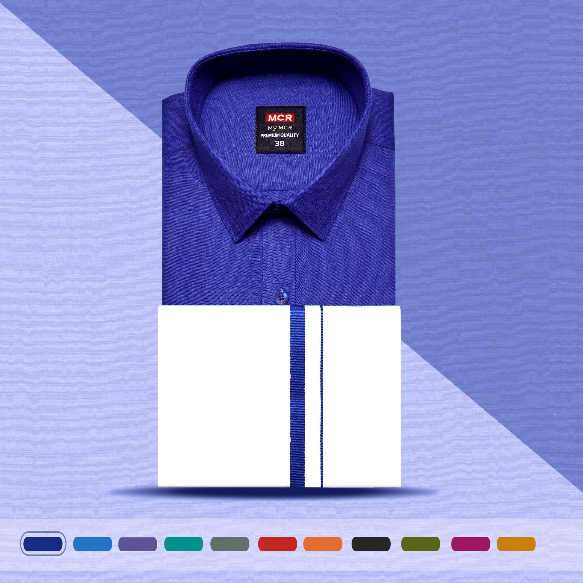 MCR MATCHING SINGLE DHOTI SET HALF SLEEVE