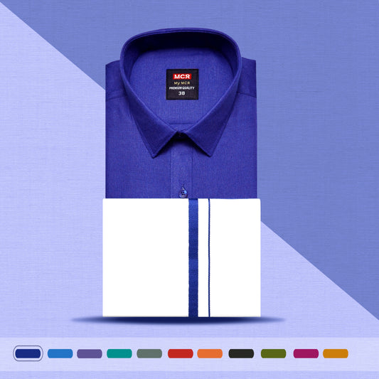 MCR MATCHING SINGLE DHOTI SET HALF SLEEVE