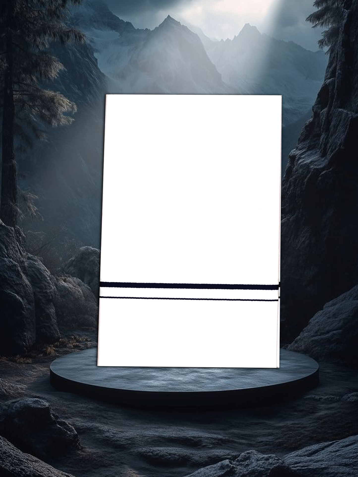 SMALL BORDER WHITE SINGLE SS-12 DHOTHIE 2.00 MTR