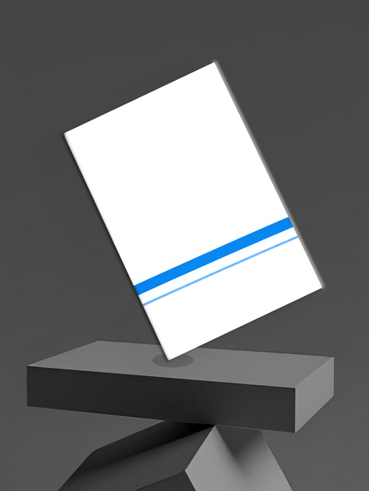 BIG BORDER WHITE SINGLE HS-01 DHOTHIE 2.00 MTR