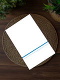 Mens White Single Dhoti Pure Cotton with Small Border - 2.00M | SS-10