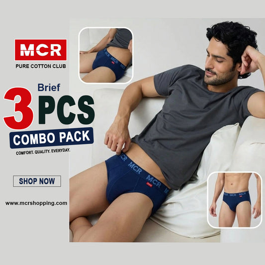 Gem Compact Brief OE - (Pack of 3 ) (Assorted Color)